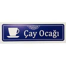 Kazan Hobi Çay Ocağı Kapı Yönlendirme Levhası ve Isimlik