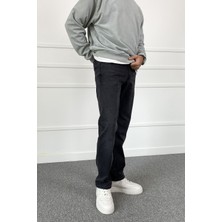 Alışveriş Sokağı Slim Fit Antrasit Likralı Jean