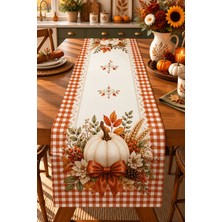 Bertille Home Sonbahar Mutfak Balkon Serisi 140X40 cm Dijital Baskılı Runner (Halloween Autumn Kitchen)