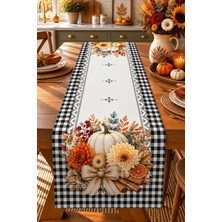 Bertille Home Sonbahar Mutfak Balkon Serisi 140X40 cm Dijital Baskılı Runner (Halloween Autumn Kitchen)