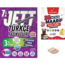Ünlüler Karması 7.sınıf Jett Türkçe Fasikülleri 2027 Maarif Model+Telefon Tutucu+Maarif Defter