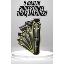 Nemere İthalat Saç Sakal Vücut Tıraş Makinesi 5in1 Kablosuz Burun Kulak Tıraş Makinesi Nemere Ithalat