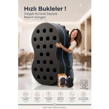 Kazan Hobi 721591 Bukle Süngeri, Dalgalı ve Kıvırcık Saç Bakımı Için