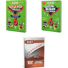 2027 Av 6. Sınıf Ingilizce Legend Of English Seri Test Book + Sosyal Bilgiler Soru + Ankapade 3'lü Set