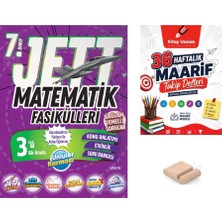 Ünlüler Karması 7.sınıf Jett Matematik Fasikülleri 2027 Maarif Model+Telefon Tutucu+Maarif Defter