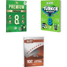 2027 Av 8. Sınıf Paragraf Premium Beceri Temelli + Türkçe Soru + Anla Kazan Paragraf Deneme 3'lü Set