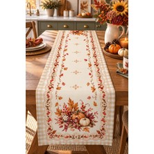 Bertille Home Sonbahar Mutfak Balkon Serisi 140X40 cm Dijital Baskılı Runner (Halloween Autumn Kitchen)