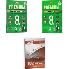 2027 Av 8. Sınıf Premium Beceri Temelli Matematik + Türkçe Soru + Anla Kazan Paragraf Deneme 3'lü Set