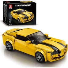 Kazan Hobi 818 Chevrolet Camaro Yapı Taşları Seti; 1:24 Ölçekli Bumblebee Model Araba Yapı Kiti, Gençler ve Yetişkinler Için Yarış Arabası Yapı Oyuncağı, 327 Adet