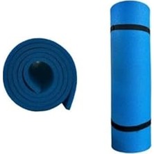 Kazan Hobi 10 mm Mavi Pilates Matı; Yoga ve Spor Minderi, Kalın