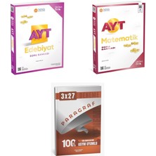 2027 Üçdörtbeş Ayt Edebiyat + Matematik Soru + Anla Kazan Paragraf Deneme 3'lü Set