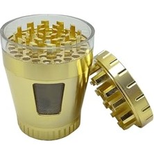 Kazan Hobi 50 Mm. Gold Pencereli Tütün Baharat Herbal Öğütücüsü Parçalayıcı RC82GLD