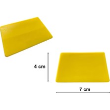 Nemere İthalat Mini Ragle Folyo Cam Filmi Çekme Aparatı 4X7CM Sarı Nemere Ithalat