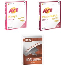 2027 Üçdörtbeş Ayt Kimya + Matematik Soru + Anla Kazan Paragraf Deneme 3'lü Set
