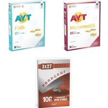 2027 Üçdörtbeş Ayt Fizik + Matematik Soru + Anla Kazan Paragraf Deneme 3'lü Set