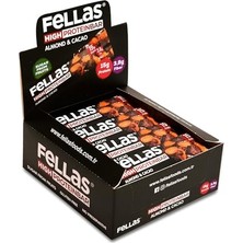 Kazan Hobi Bademli ve Kakaolu Yüksek Protein Bar 45 G x 12 Adet