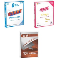 2027 Tyt Üçdörtbeş Sıfırdan Başla Start Matematik + Kimya Soru + Anla Kazan Paragraf Deneme 3'lü Set