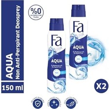 Kazan Hobi Aqua Deosprey 150 ml X2 Set; Uzun Süre Ferah Koku, 48 Saat Koruma