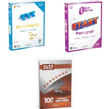 2027 Tyt Üçdörtbeş Matematik Soru + Sıfırdan Başla Start Paragraf + Anla Kazan Paragraf Deneme 3'lü Set