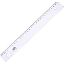 Kazan Hobi Hatas Standart Cetvel Plastik Mercekli Geniş 30 cm