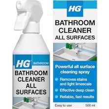 Kazan Hobi Duş ve Lavabo Spreyi 500 Ml, Günlük Kullanım Için Güvenli ve Hızlı Duş Temizleyici