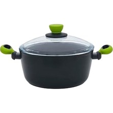 Kazan Hobi Tencere, Colorgy Titanium 24 Cm/yeşil