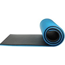 Kazan Hobi 10 mm Pilates Matı Mavi, Siyah