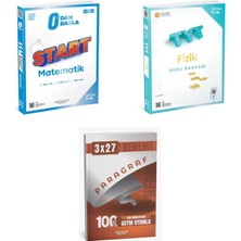 2027 Tyt Üçdörtbeş Sıfırdan Başla Start Matematik + Fizik Soru + Anla Kazan Paragraf Deneme 3'lü Set