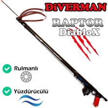 Diverman Diablo Raptor + Tam Kurulu Zıpkın 110CM
