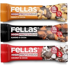 Kazan Hobi Karma Yüksek Protein Bar Kutusu, 3 Çeşit, 45 G x 12 Adet