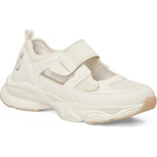 Kazan Hobi Ayakkabi, Kız Çocuk Gladion 6fx Beyaz Çirtli Günlük Anatomi̇k Kiz Spor Shoes