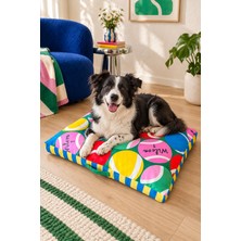 Studio Rue Orta Irk Köpek ve Kedi Yatağı - Renkli Desenli, Çıkarılabilir Kılıflı | Wılsly