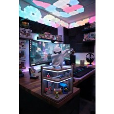 Hobifabrik Atölye Ghost Figür, 3D Baskı Ghost Biblosu, Kitaplık, Gamer Dekorasyonu Ghost Figürü, 7cm