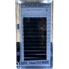 Nagaraku Ipek Kirpik 0.07C 14MM Sgs Msds LJ011