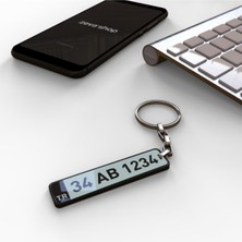 ZevaShop Özel Araç Plakası Yazılı Plaka Anahtarlık