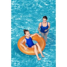 Bestway Neon Simit - Frosted Neon Swim Tube - Şişme Fosforlu Simit - Neon Deniz Simidi - Şişme Neon Simit - Renkli Fosforlu Simit 91 Cm.
