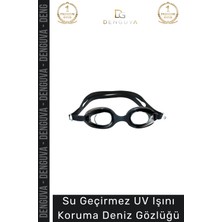 Denguva Premium Ayarlanabilir Kayış Su Geçirmez Uv Işını Koruma Silikon Plastik Antifog Çocuk Deniz Gözlüğü