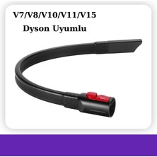 Vitaluxe Dyson V7 V8 V10 V11 V15 Gen5 Uyumlu Araç Içi Detaylı Temizlik Hortumu- Esnek Ince Aralık Başlığı (58 Cm)