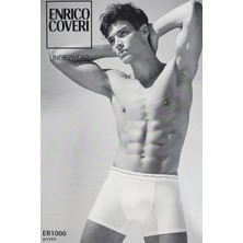 Enrico Coveri EB1000 Erkek Pamuk Boxer U008236 Siyah