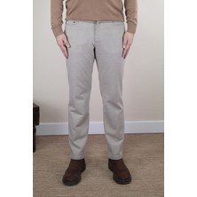 Vaganza Erkek Regular Fit Klasik Bel Kalın Pantolon U008179 Krem