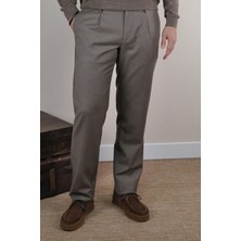 Gabbiacci Erkek Ipli %100 Yün Jogger Pantolon U008220 Krem