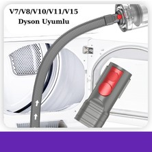 Vitaluxe Dyson V7/V8/V10/V11/V15 Uyumlu Kurutma Makinesi Hortumu-Gri