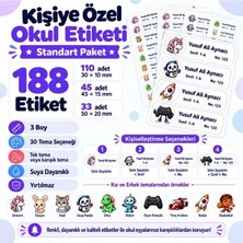 Kidzay Kişiye Özel Okul Etiketi