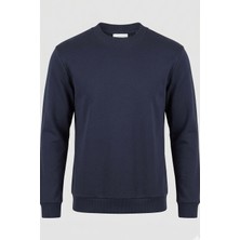 Dimattia Erkek Yarım Balıkçı Yaka Sweatshirt MS007001 U007767 Lacivert