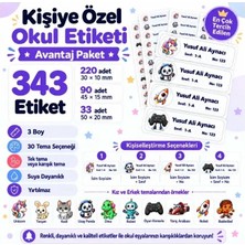 Kidzay Kişiye Özel Okul Etiketi