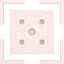 Motifpiyer Hazır Spotlu Tavan Paneli Matrix Protect-Modern LED Uyumlu Tavan Göbeği/core-mono-Diş Çitalı