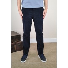 Façonnable Fcnnbl Erkek Kalın Fitilli Kadife Chino Pantolon U008208 Lacivert