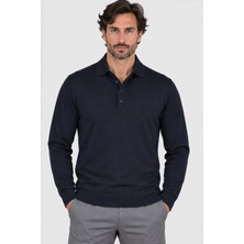 Reiss Rss Erkek Merserize Polo Yaka Triko U007852 Lacivert