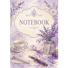 Liamir Studio Notebook, A5 Kareli Not Defteri 50 Yaprak, 100 Sayfa, Laminasyon Kapak / Tel Spiral