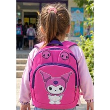 Askıcı Kreş Çantası Kız Çocuk Pembe Kromi